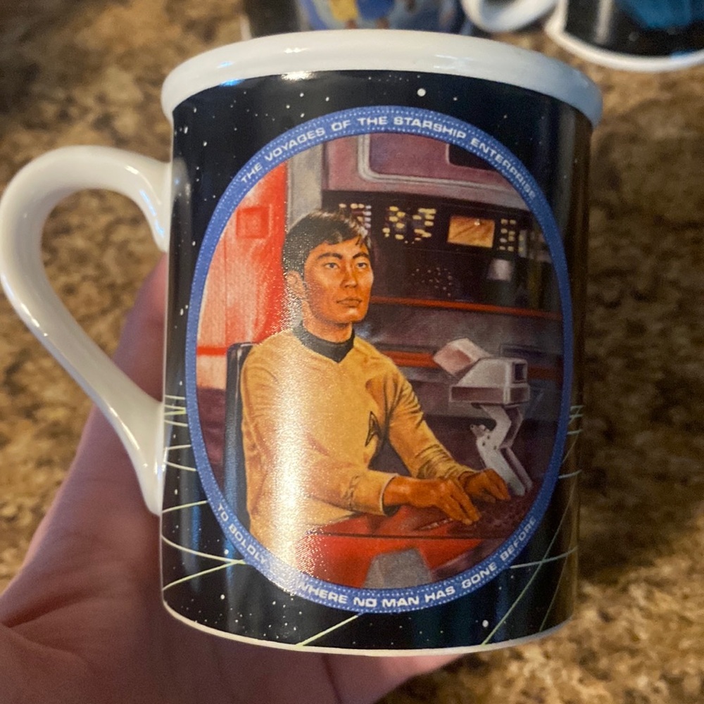 Sulu Star Trek mug